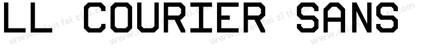 ll courier sans mono字体转换
